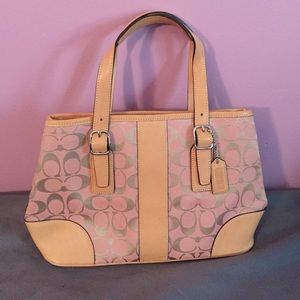 Pink COACH bag