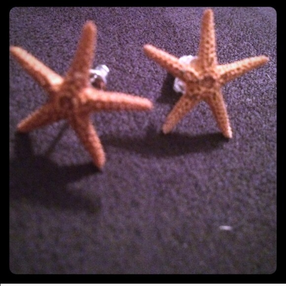 Mermaid Star fish stud earrings