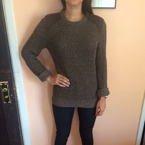 H&M Military Marled Sweater