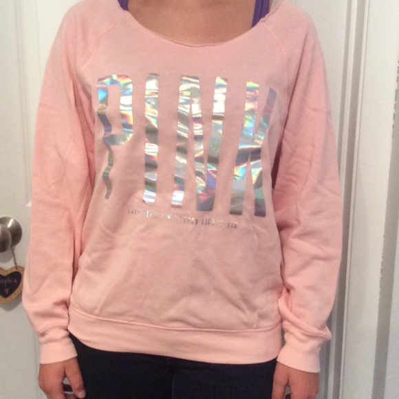 VS Pink crew neck- never worn