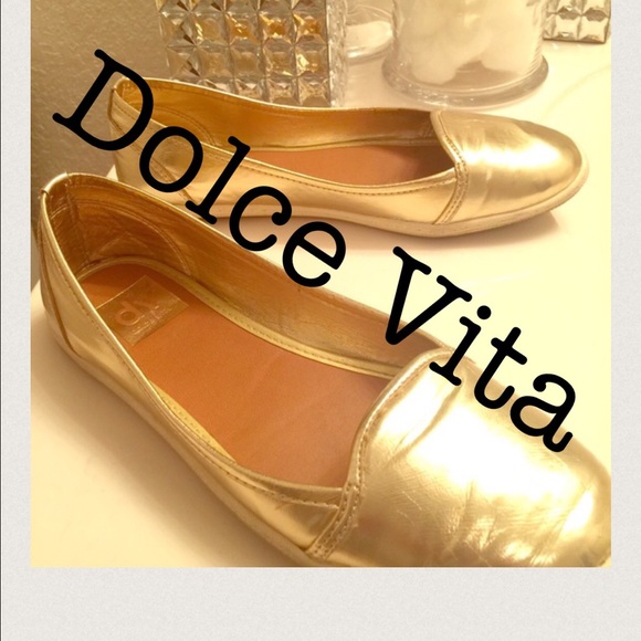 🎉❤️Dolce Vita Flats Gold Flats 🎉❤️