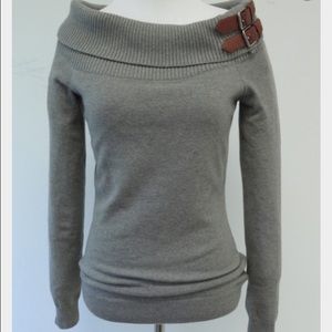 Ralph Lauren Cashmere off shoulder sweater.