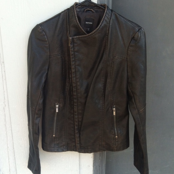 Express faux leather jacket