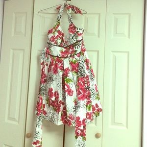Floral Halter Dress