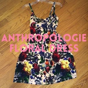 Anthropologie Floral Dress