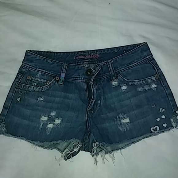 American eagle cut off jean shorts