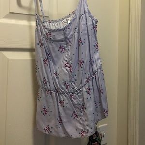 Peplum tank top