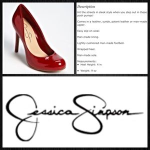 Jessica Simpson Calie Pumps in True Red