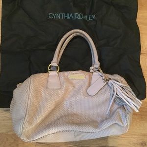 Cynthia Rowley purse handbag leather blush pink
