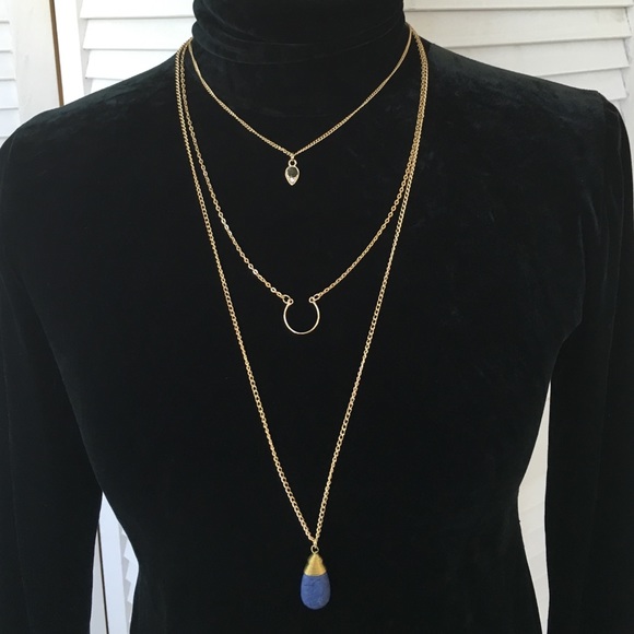 Jewelry - 3 goldtone necklaces for the price of one