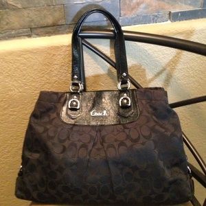 Coach black large bag