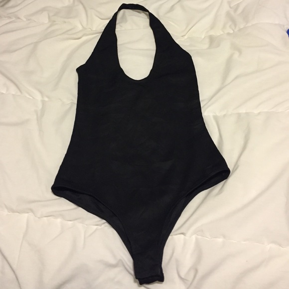Black body suit one piece