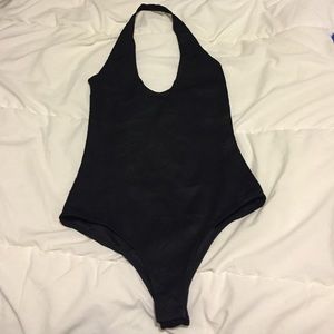 Black body suit one piece