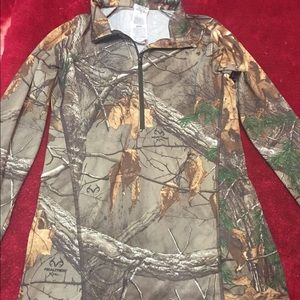 Camouflage hunting slong sleeve shirt