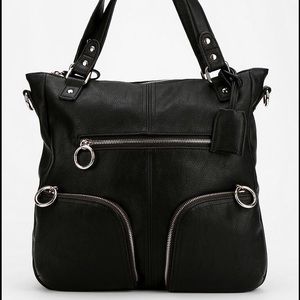 Deena & Ozzy Hey You Vegan Leather Tote Bag