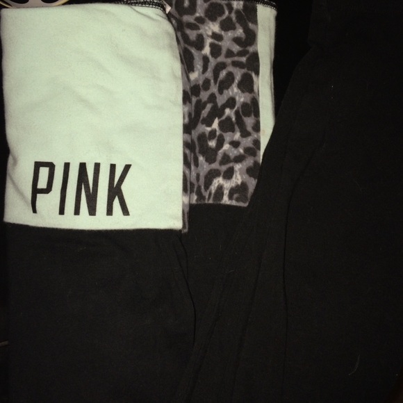 Cheetah and teal PINK yoga pants