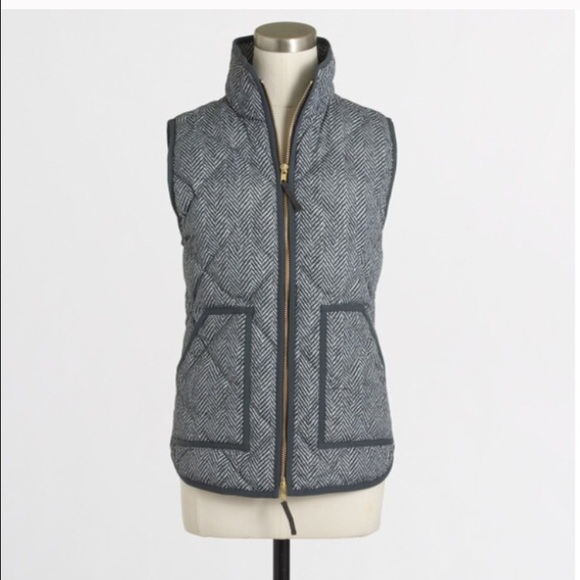J crew quilted vest