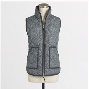 J crew quilted vest