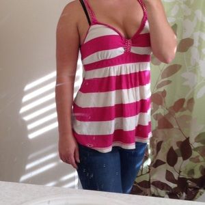 Hollister pink tank top