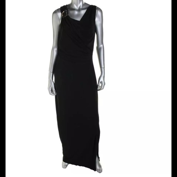 NINE WEST Matte Jersey Cowl Evening Dress - Picture 1 of 2