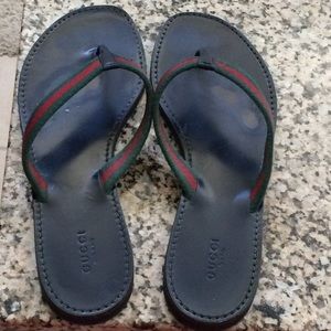 Authentic Gucci flip flops