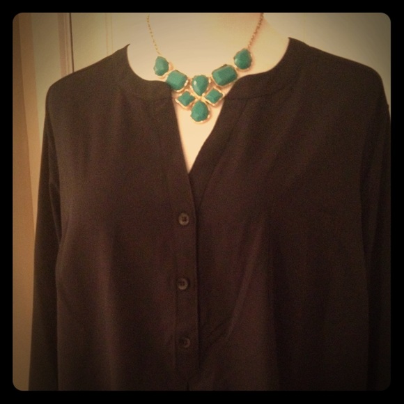 Black Blouse - Plus Size 🎀