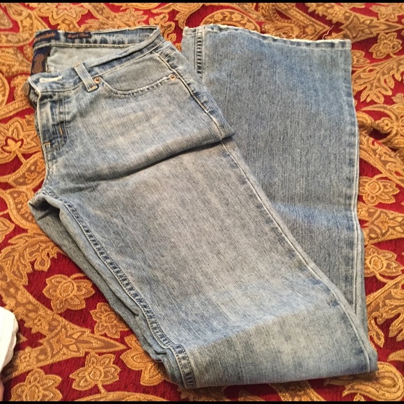 Flare bottom jeans