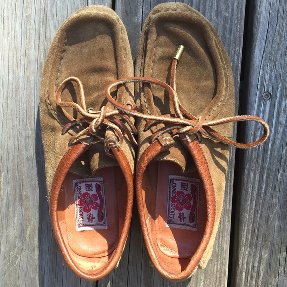 Lucky brand size 8 suede brown loafers