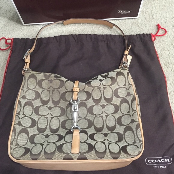 Coach signature purse