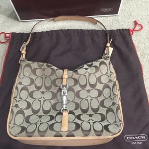 Coach signature purse