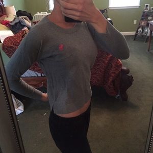 Soft comfortable barely worn gray sweater