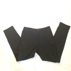 Black H&M straight leg ankle pants