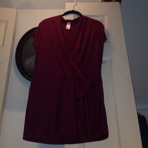 Ladies cross front blouse