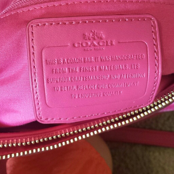 Pink Coach purse - Picture 3 of 5