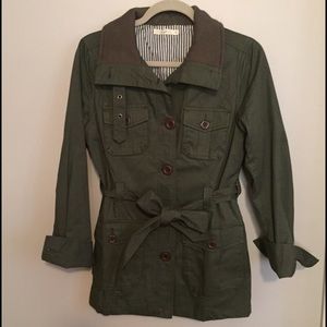 Army green jacket