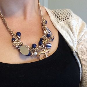 Nautical inspired necklace light weight.