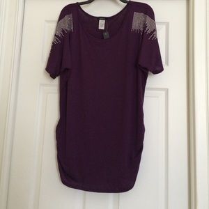 Dark purple shirt
