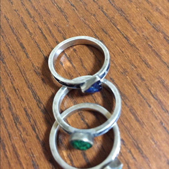 Ring 3 separate Antique color