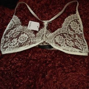Choies white lace bralette