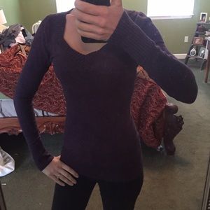 Purple sweater