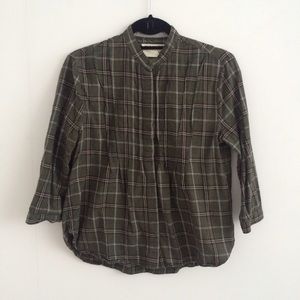 rag & bone oversize crop button down