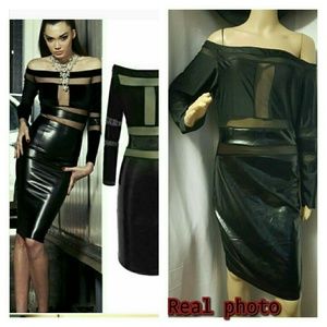 Sexy black fashion dress new size S.