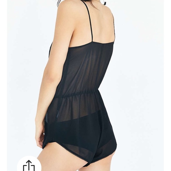 Urban Outfitters sheer romper - Picture 2 of 2
