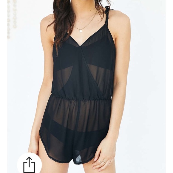 Urban Outfitters sheer romper - Picture 1 of 2