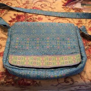 Fabric messenger bag