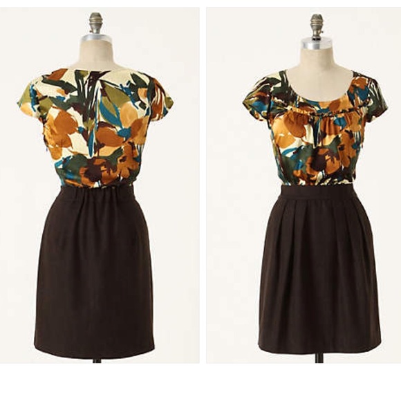 🚫Sold🚫Anthropologie Tweedy Leave Dress - Picture 2 of 2