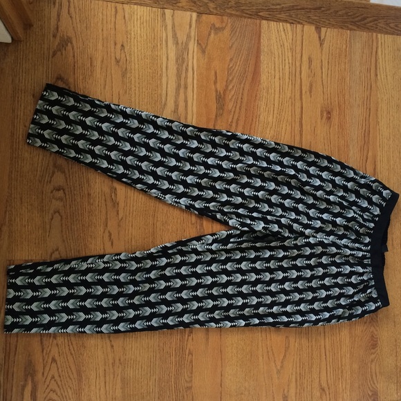 pattern silk pants only worn twice!