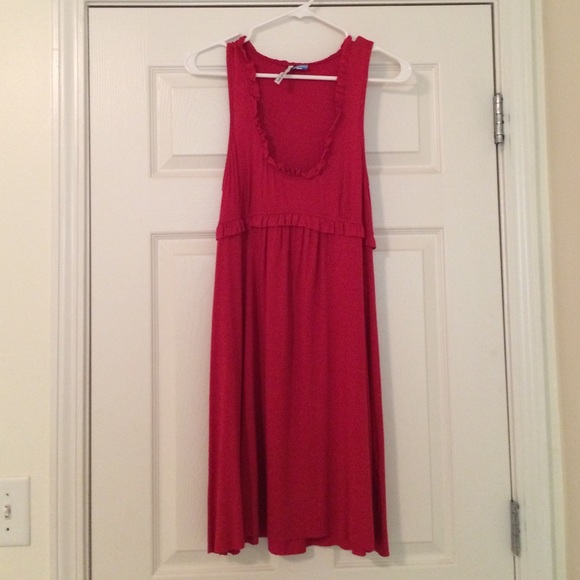Michael Stars red jersey dress
