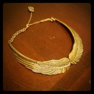 Winged bronze choker
