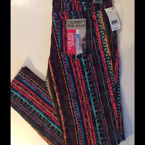 New Celebrity Pink Jeans Skinny printed
